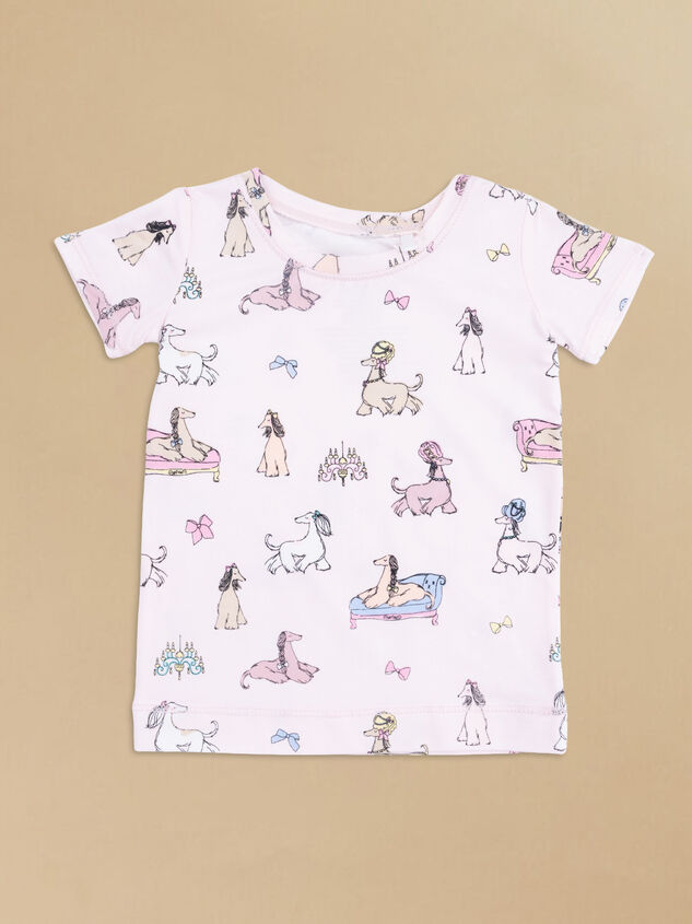 Fancy Dog Short Sleeve Lounge Set Detail 3 - AS Kids