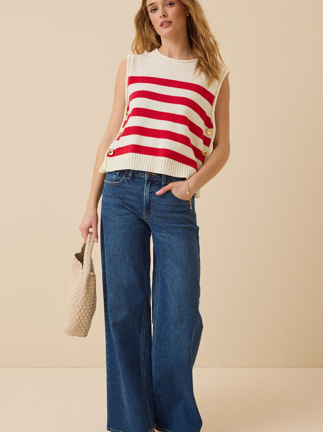 Charlotte Striped Vest Detail 2 - ALTAR'D STATE KIDS