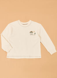 Tiny Trailblazer Graphic Long Sleeve Detail 5 - AS Kids