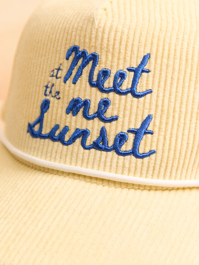 Meet Me at the Sunset Cord Hat Detail 2 - AS Kids
