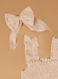 Harper Floral Dress with Bow Detail 2 - ALTAR'D STATE KIDS