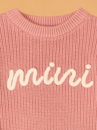 Maeve Mini Topstitch Sweater - AS Kids