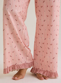 Emma Floral Mama Pajama Set Detail 5 - AS Kids