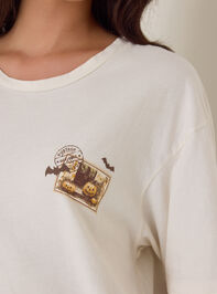 Autumn Postcard Graphic Tee Detail 4 - AS Kids