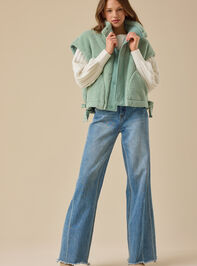 Nina Oversized Sherpa Vest - ALTAR'D STATE KIDS
