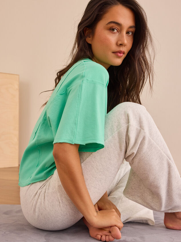 Vinyasa Flow Cropped Tee Detail 3 - ALTAR'D STATE KIDS