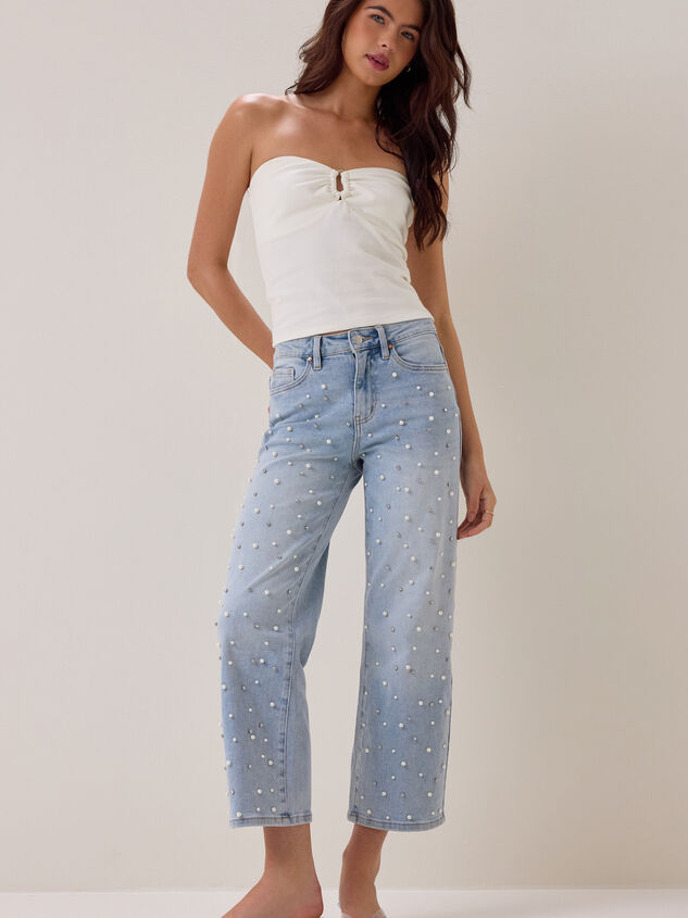 Brooklyn Embellished Straight Leg Jeans - AS Kids