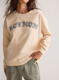 Boy Mom Camo Sweatshirt Detail 4 - AS Kids