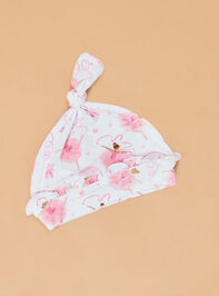 Ribbon Ballerina Swaddle and Hat Detail 4 - AS Kids