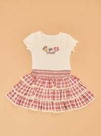 Howdy Dress and Suede Jacket Set Detail 3 - AS Kids
