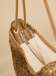 Dolce Vita Raffia Bag Detail 2 - ALTAR'D STATE KIDS