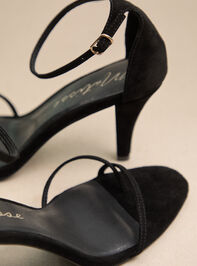 Jayde Suede Strappy Heel Detail 3 - AS Kids