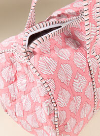 Coral Tropics Duffel Bag Detail 4 - AS Kids
