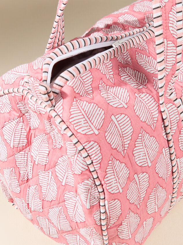 Coral Tropics Duffel Bag Detail 4 - AS Kids
