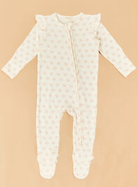 Vintage Mini Bows Ruffle Footie - ALTAR'D STATE KIDS