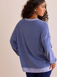 Dig Deep Striped Crewneck Detail 4 - ALTAR'D STATE KIDS