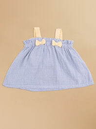 Genevieve Gingham Bow Tank With Bloomer - ALTAR'D STATE KIDS