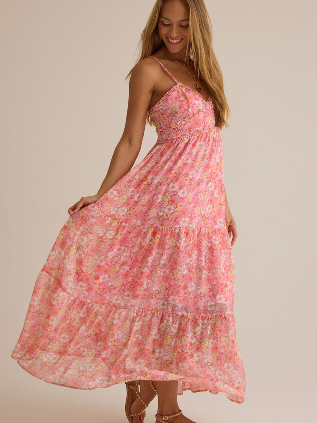 Kezian Floral Maxi Dress Detail 5 - ALTAR'D STATE KIDS