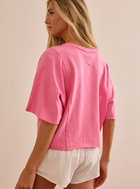 Vinyasa Flow Cropped Tee Detail 3 - ALTAR'D STATE KIDS