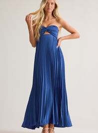 Nellie Satin Maxi Dress Detail 3 - AS Kids