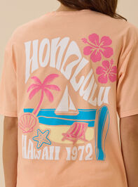 Honolulu Hawaii Graphic Tee Detail 3 - AS Kids
