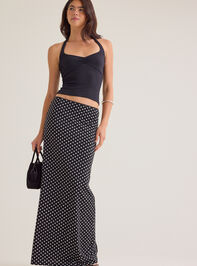 Kady Sinched Halter Tank Top Detail 2 - AS Kids