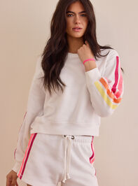 Hot Shot Stripe Hoodie Detail 4 - ALTAR'D STATE KIDS