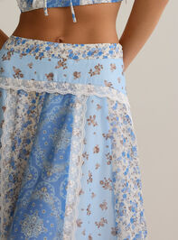 Buttercup Floral Maxi Skirt Detail 3 - AS Kids