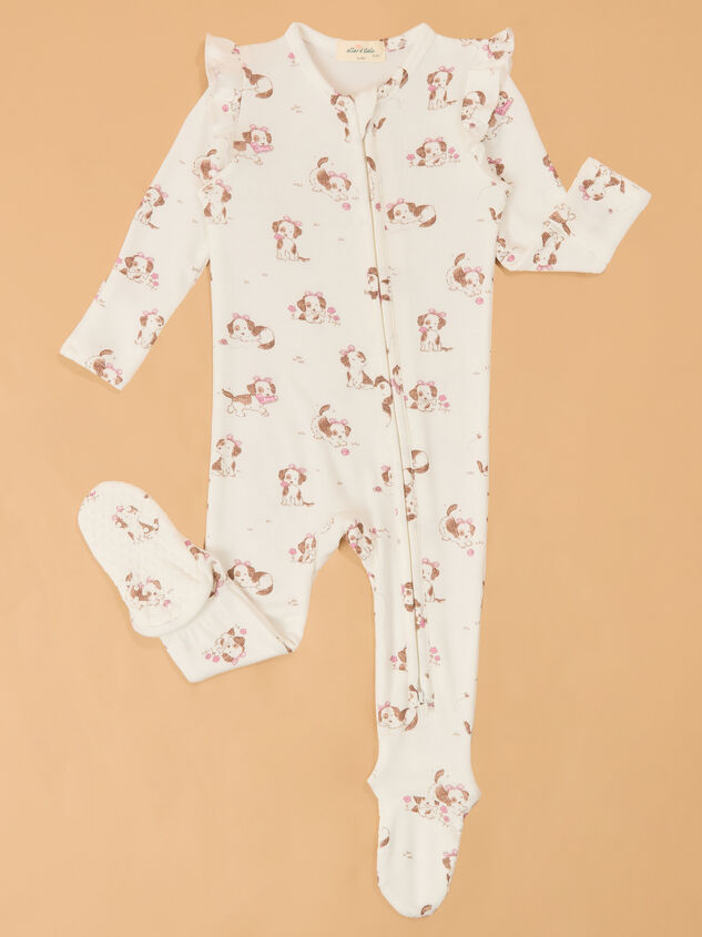 Poppy Puppy Explorer Footie Detail 2 - AS Kids