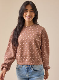 Alessia Floral Mama Sweatshirt Detail 2 - AS Kids