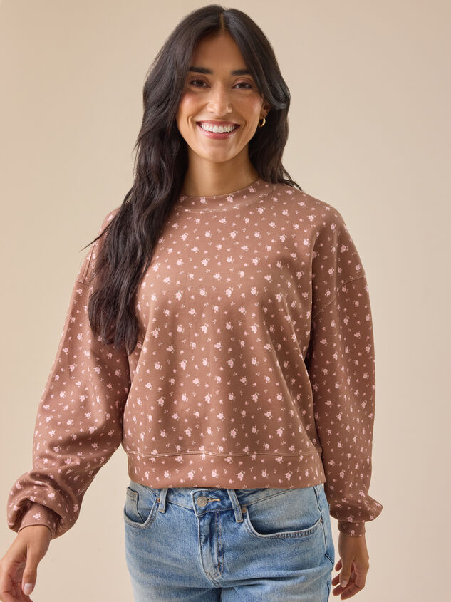 Alessia Floral Mama Sweatshirt Detail 2 - AS Kids