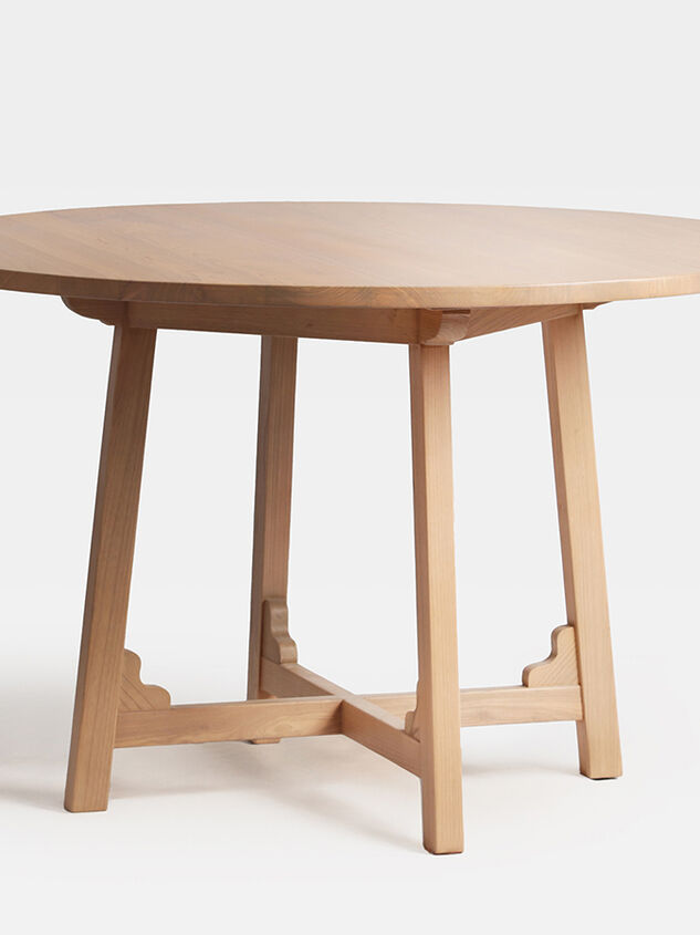 Rose Wood Round Dining Table Detail 3 - ALTAR'D STATE KIDS