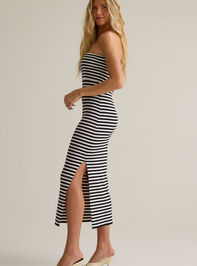 Lois Striped Midi Dress Detail 4 - AS Kids