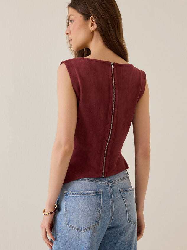 Cherish Suede Tank Detail 5 - AS Kids