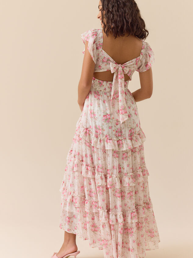 Korah Floral Maxi Dress Detail 5 - ALTAR'D STATE KIDS