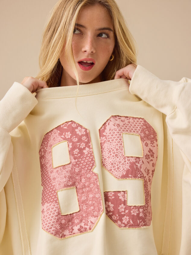 89 Patchwork Mama Sweatshirt Detail 4 - AS Kids