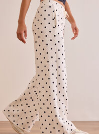 Supersoft Wide Leg Polka Dot Pant Detail 3 - AS Kids