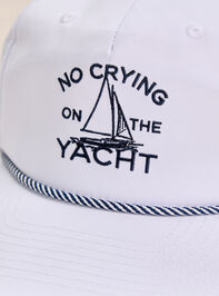 No Crying On The Yacht Hat Detail 2 - AS Kids