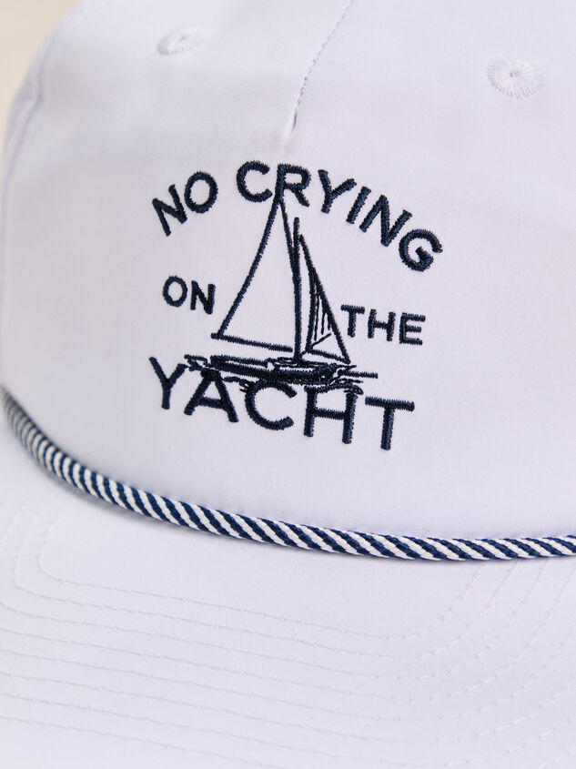 No Crying On The Yacht Hat Detail 2 - AS Kids