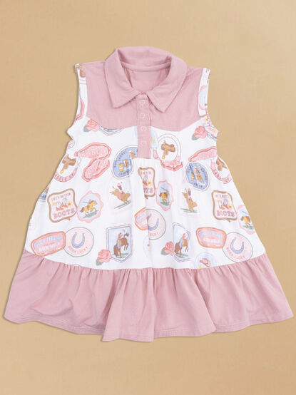 Rodeo Charm Bodysuit Dress - ALTAR'D STATE KIDS