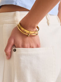 Stainless Steel Wrapped Nail Bangle Set - ALTAR'D STATE KIDS