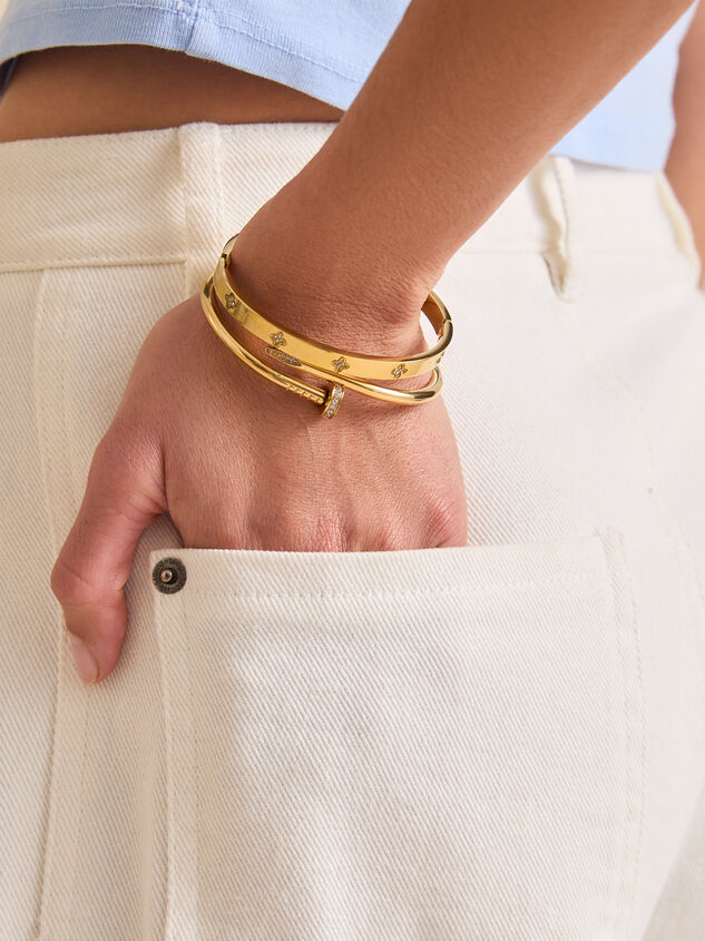 Stainless Steel Wrapped Nail Bangle Set - ALTAR'D STATE KIDS