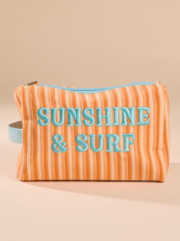 Sunshine and Surf Stripe Pouch Detail 2 - ALTAR'D STATE KIDS