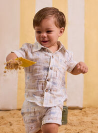 Beach Patchwork Button Up Detail 5 - AS Kids
