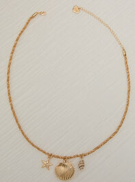 Twisted Shell Cluster Necklace Detail 3 - ALTAR'D STATE KIDS