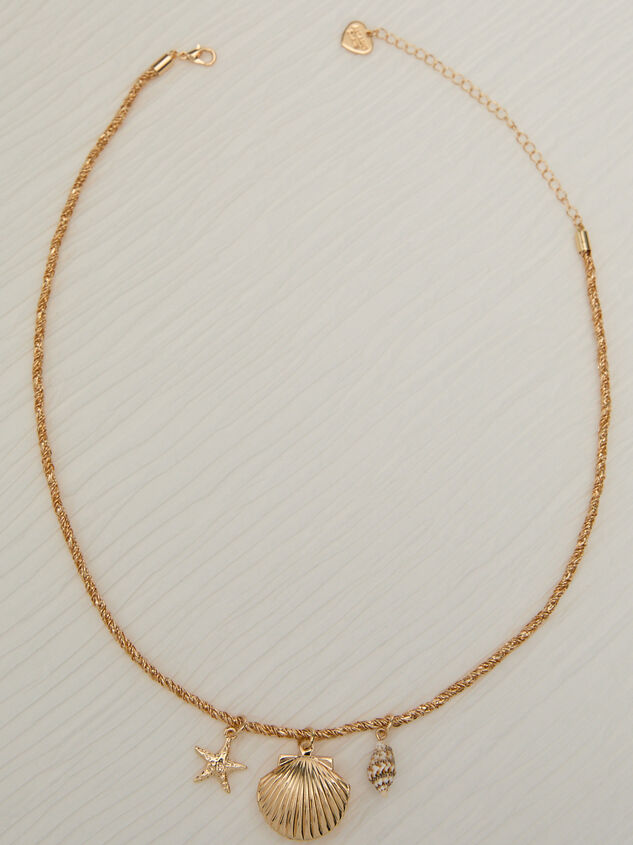 Twisted Shell Cluster Necklace Detail 3 - ALTAR'D STATE KIDS