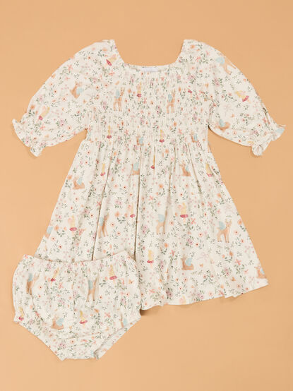 Enchanted Forest Smocked Dress - AS Kids