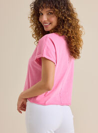 Demi Slub Roll Sleeve Tee Detail 6 - AS Kids