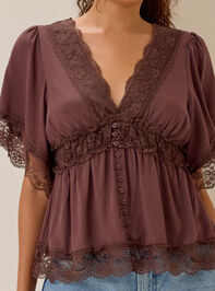 Evanelle Lace Babydoll Top Detail 2 - AS Kids