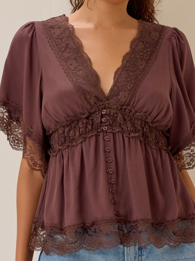 Evanelle Lace Babydoll Top Detail 2 - AS Kids